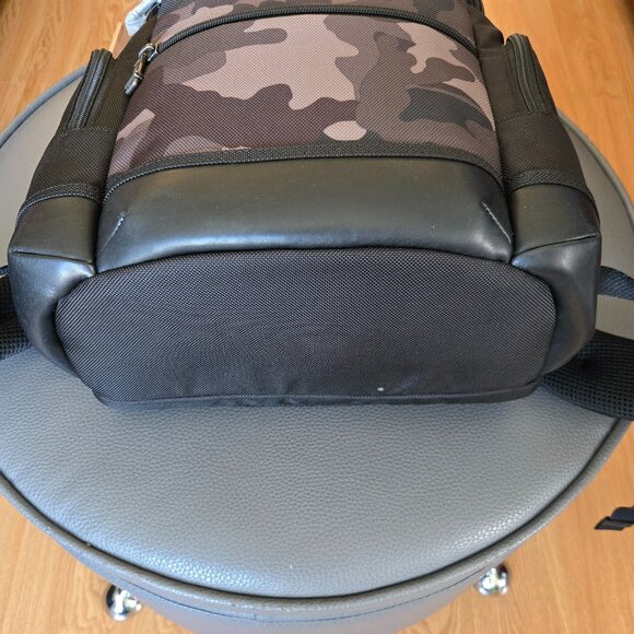 TUMI Parrish Laptop Backpack Ballistic Nylon Leather Khaki Camo (Unisex) - Picture 6 of 16